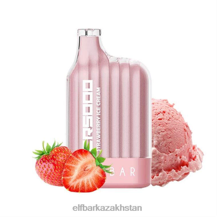 Best Flavor Disposable Vape CR5000 Ice Series ELFBAR Strawberry Ice Cream 8L86223