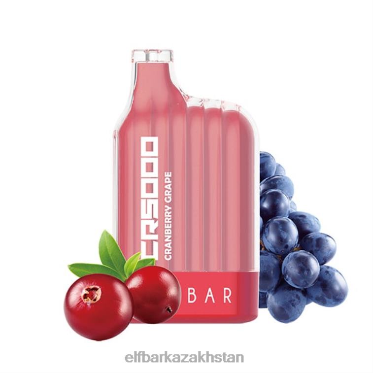 CR5000 Disposable Vape 5000 Puffs ELFBAR Cranberry Grape 8L86226