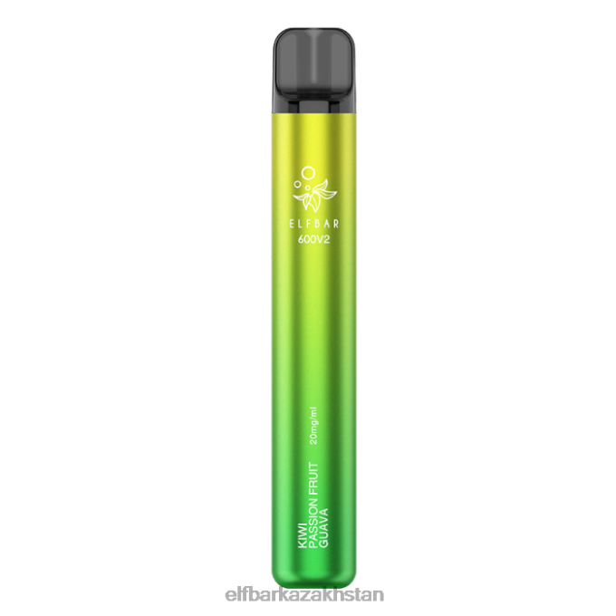 CV4D312 ELFBAR 600V2 Disposable Vape - 20mg Kiwi Passion Fruit Guava