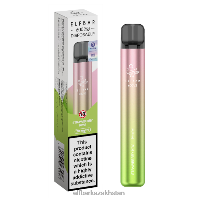 CV4D312 ELFBAR 600V2 Disposable Vape - 20mg Kiwi Passion Fruit Guava