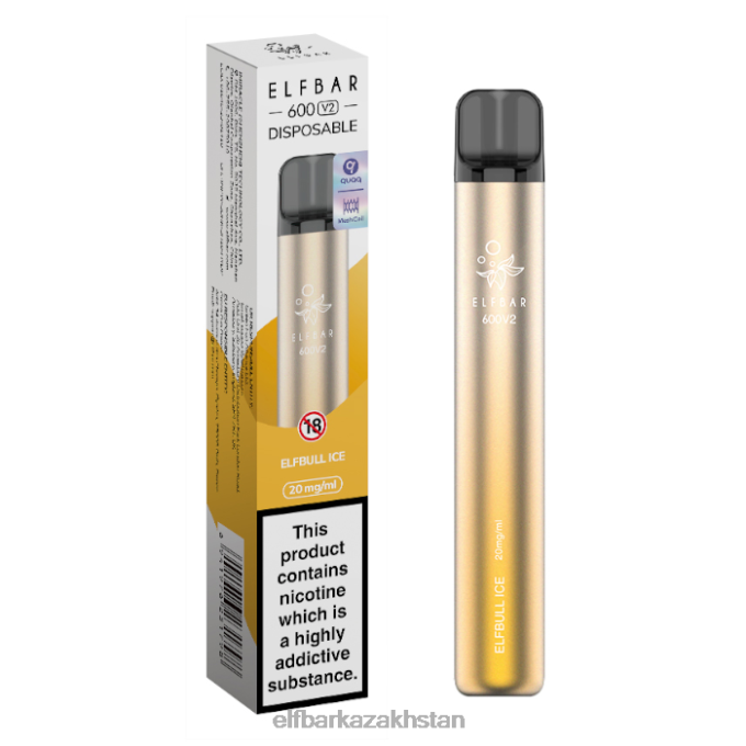 CV4D328 ELFBAR 600V2 Disposable Vape - 20mg Elfturbo Ice