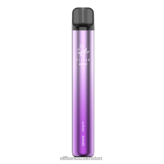 CV4D32 ELFBAR 600V2 Disposable Vape - 20mg Grape