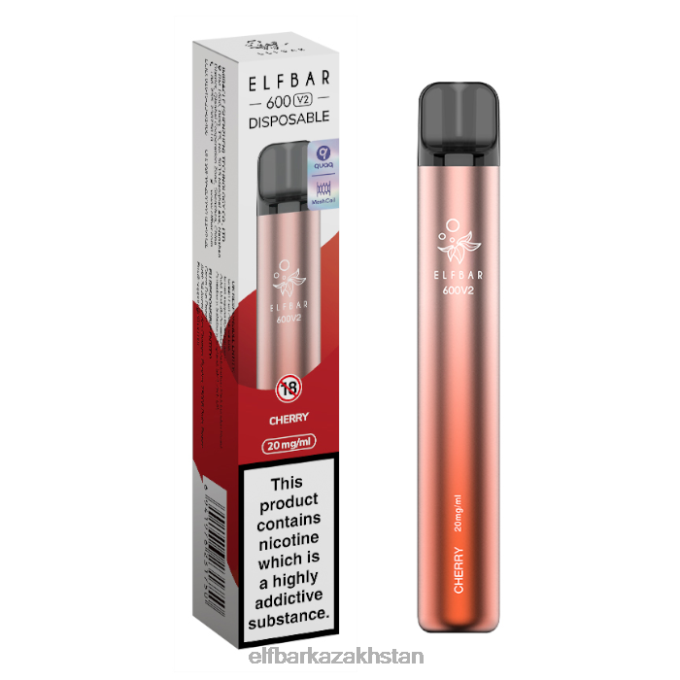 CV4D35 ELFBAR 600V2 Disposable Vape - 20mg Cherry