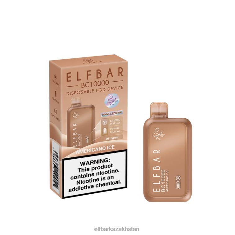 Disposable Vape New BC10000 10000Puffs ELFBAR Americano Ice 8L86247