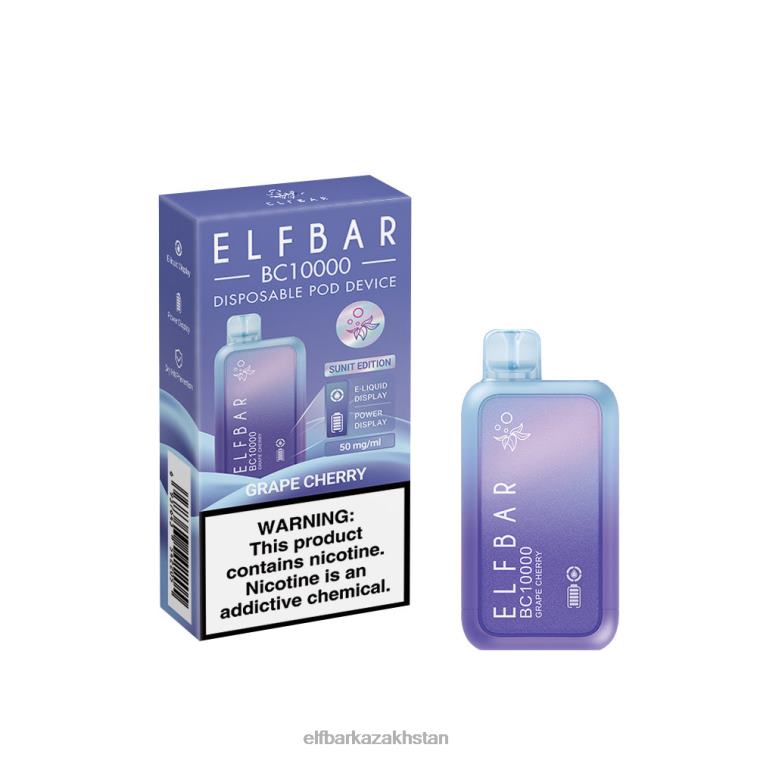 Disposable Vape New BC10000 10000Puffs ELFBAR Grape Cherry 8L86240