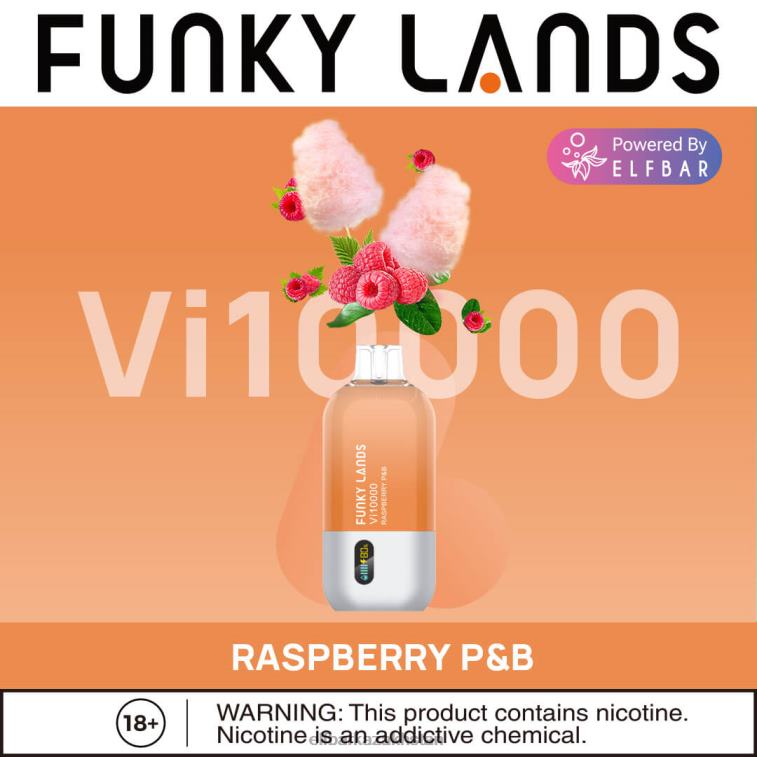 Funky Lands Disposable Vape Vi10000 Puffs ELFBAR Mexican Mango 8L862166