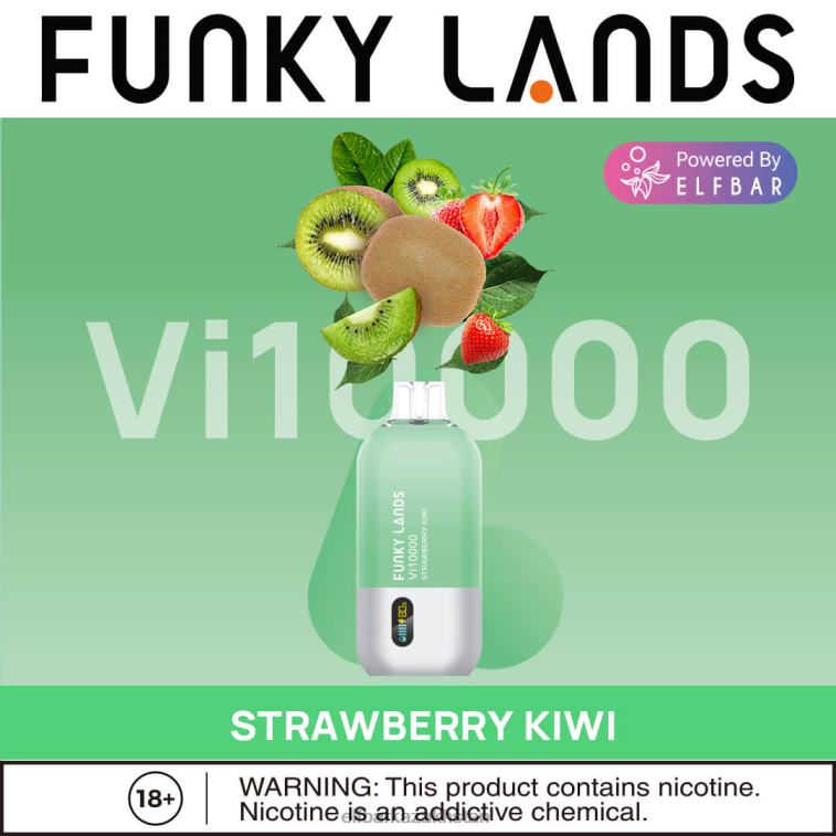 Funky Lands Disposable Vape Vi10000 Puffs ELFBAR Mexican Mango 8L862166