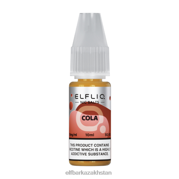 CV4D3194 ELFBAR ElfLiq Nic Salts - Cola - 10ml-10 mg/ml Original