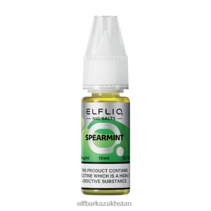 CV4D3206 ELFBAR ELFLIQ Spearmint Nic Salts - 10ml-5mg Original