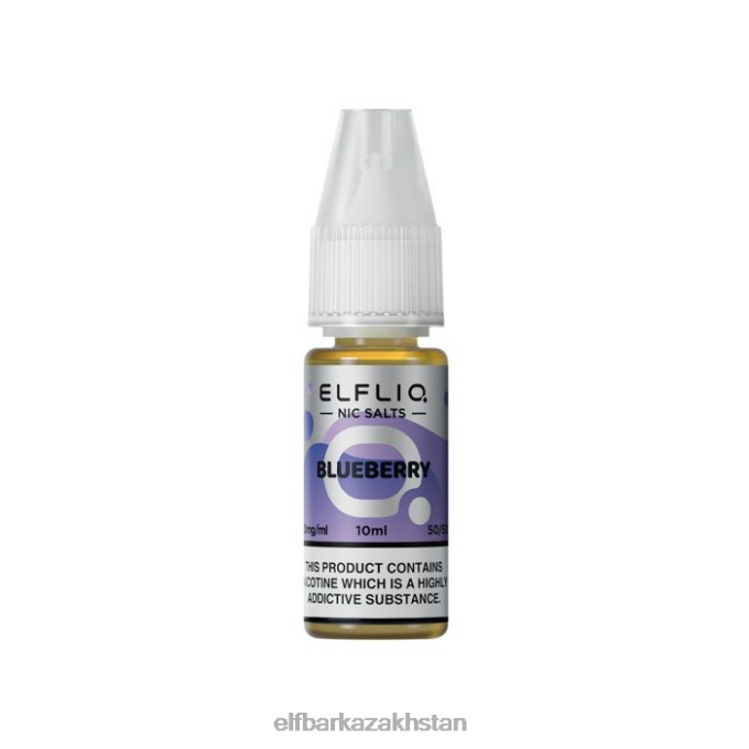 CV4D3215 ELFBAR ELFLIQ Blueberry Nic Salts - 10ml-10 mg/ml Original