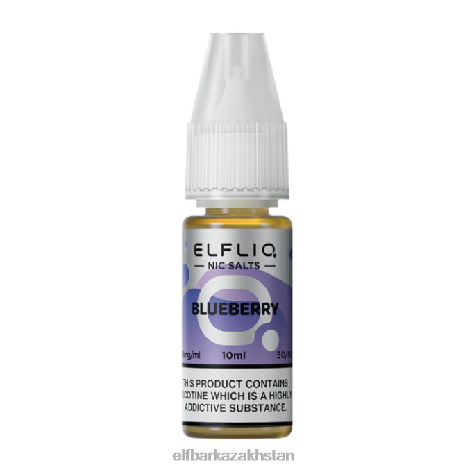 CV4D3215 ELFBAR ELFLIQ Blueberry Nic Salts - 10ml-10 mg/ml Original