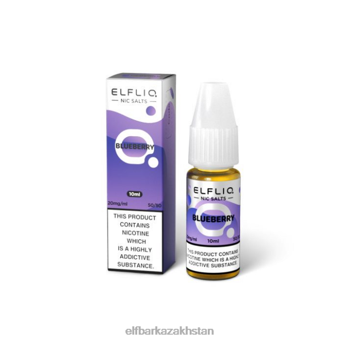 CV4D3216 ELFBAR ELFLIQ Blueberry Nic Salts - 10ml-20 mg/ml Original