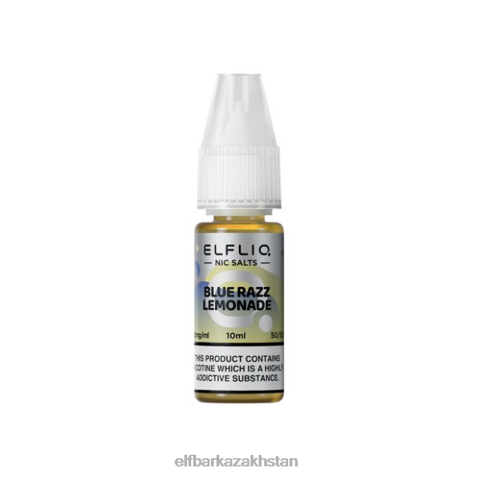 CV4D3217 ELFBAR ELFLIQ Blue Razz Lemonade Nic Salts - 10ml-10 mg/ml Original