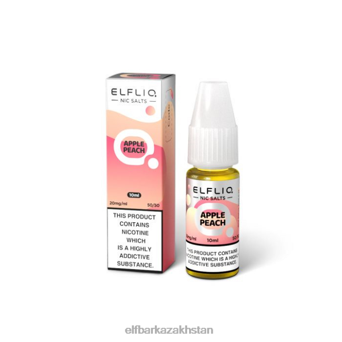 CV4D3220 ELFBAR ELFLIQ Apple Peach Nic Salts - 20ml-20 mg/ml Original