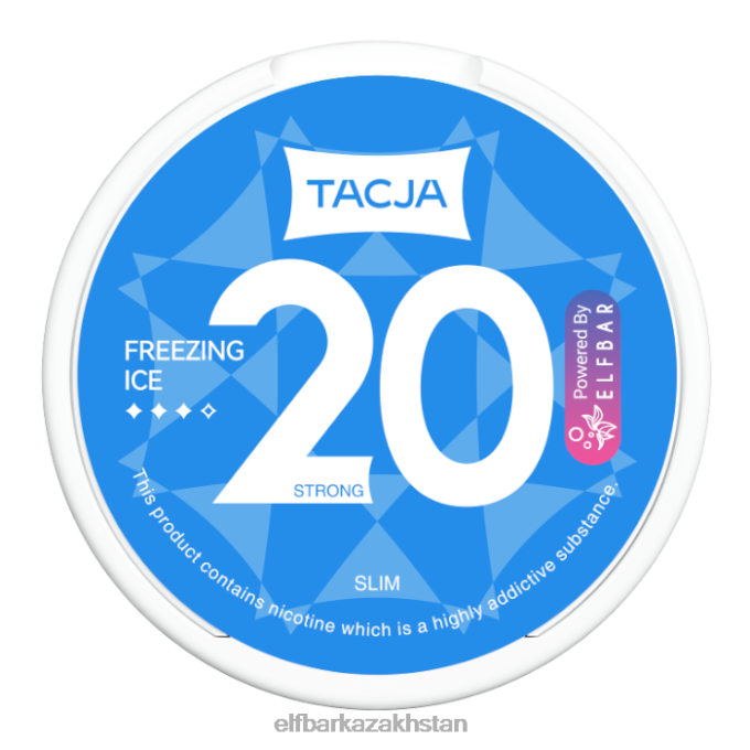 CV4D3228 ELFBAR TACJA Nicotine Pouch - Freezing Ice - 1PK-12mg/g Original