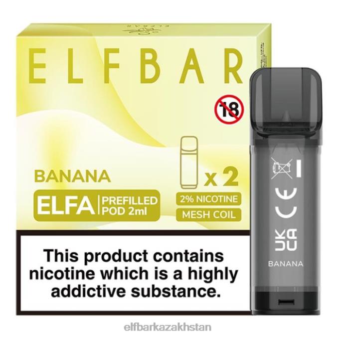 CV4D3116 ELFBAR Elfa Pre-Filled Pod - 2ml - 20mg (2 Pack) Apple Peach