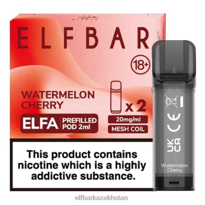 CV4D3121 ELFBAR Elfa Pre-Filled Pod - 2ml - 20mg (2 Pack) Watermelon Cherry