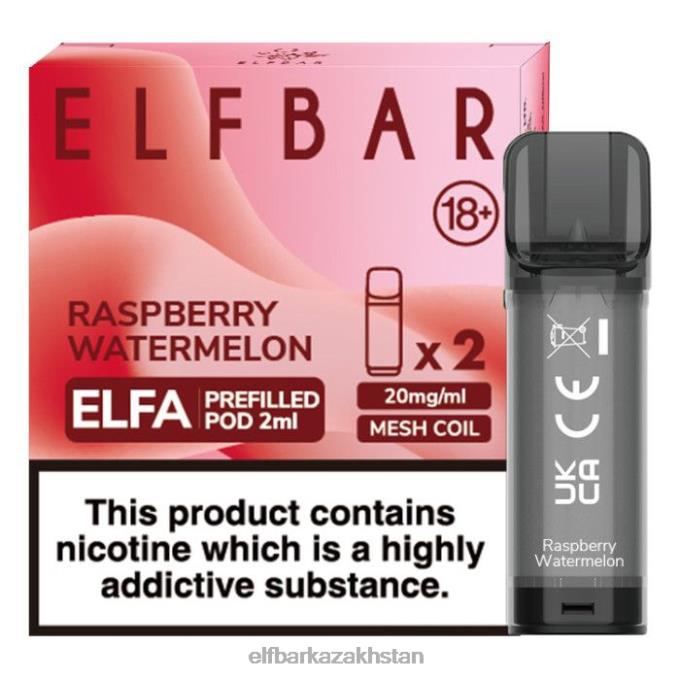 CV4D3122 ELFBAR Elfa Pre-Filled Pod - 2ml - 20mg (2 Pack) Raspberry Watermelon