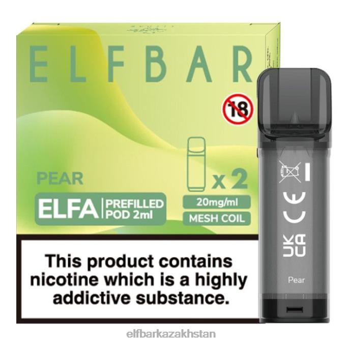 CV4D3123 ELFBAR Elfa Pre-Filled Pod - 2ml - 20mg (2 Pack) Pear