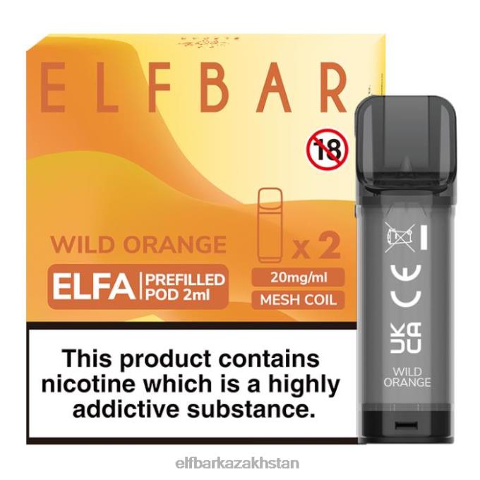 CV4D3133 ELFBAR Elfa Pre-Filled Pod - 2ml - 20mg (2 Pack) Wild Orange