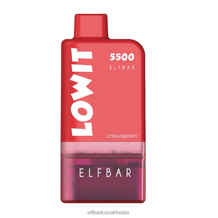 Prefilled Pod Kit LOWIT 5500 2%Nic ELFBAR Strawberry Ice 8L862125